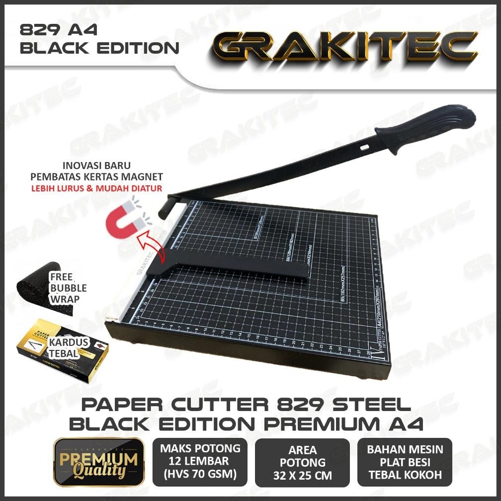 

Cuci Gudang Paper Cutter A4 ( Alat Potong / Mesin Pemotong Kertas HVS, Sticker, Dos, PVC Card, Yellow Board, Art Paper, Vinyl. Bontax Camel, Kertas Hemat