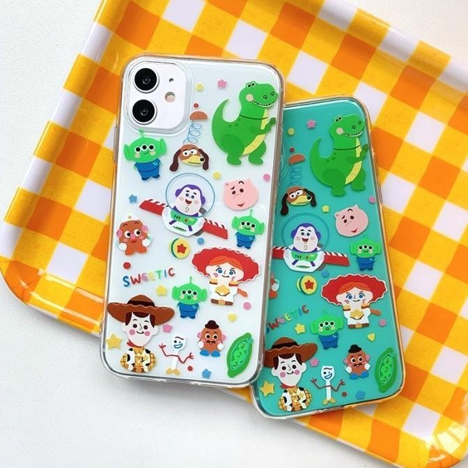 IPHONE 12 12 PRO 12 PRO MAX 12 MINI CASING HANDPHONE SOFT MOTIF TOYS
