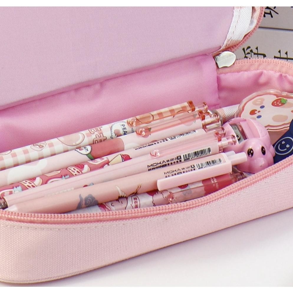 

KU09 TXS02A Korean Pen Pencil Case Classic Bike Large Kotak Tempat Pensil MKT Sale