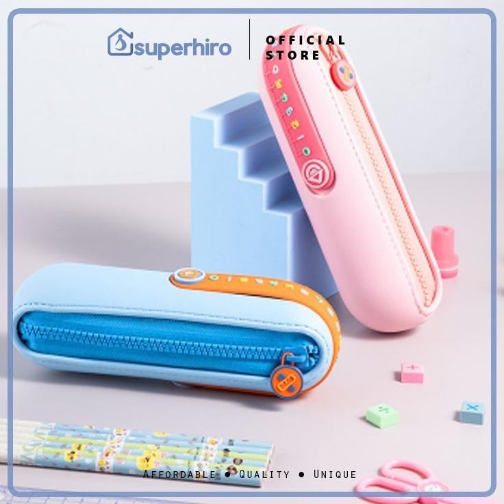 

KOOL Pencil Case Kotak Pensil Anak Premium Set Penggaris Lipat