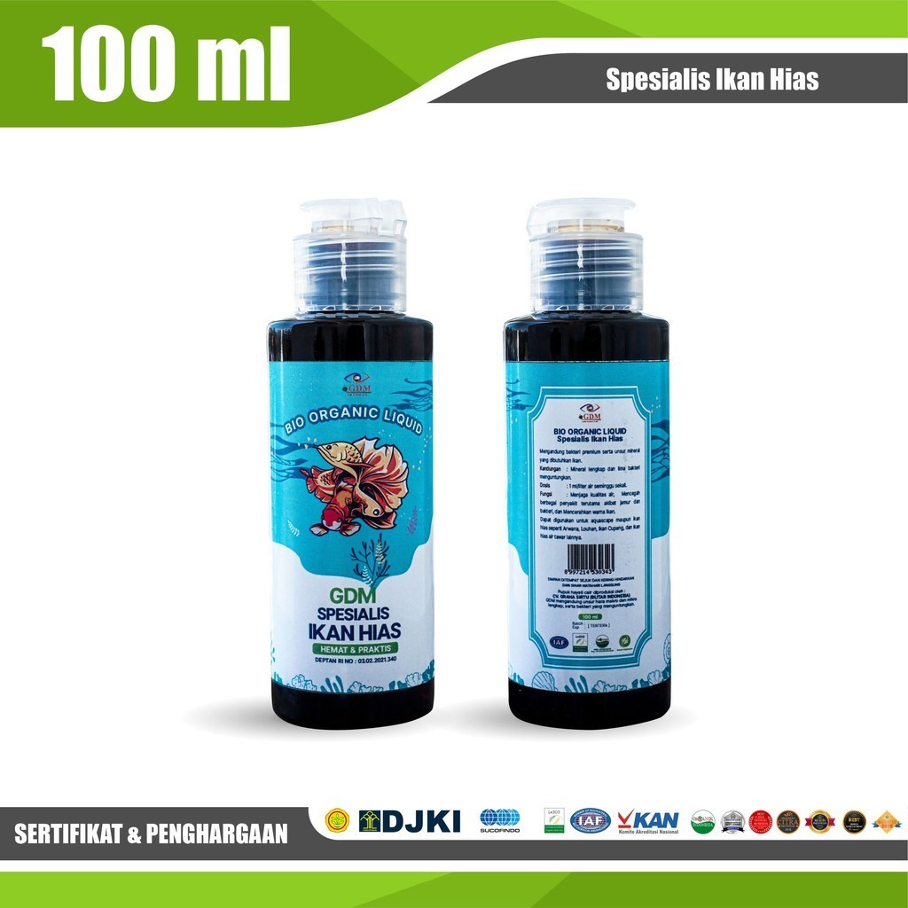 GDM Vitamin Ikan Hias Bio Organic Liquid 100ml