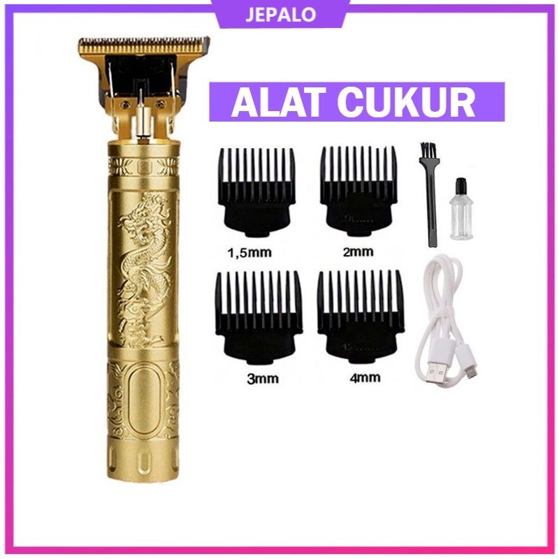 BEST SELLER Alat Cukur Rambut Kumis Jenggot miss V Pencukur Rambut Naga Vintage T9 Original EMAS