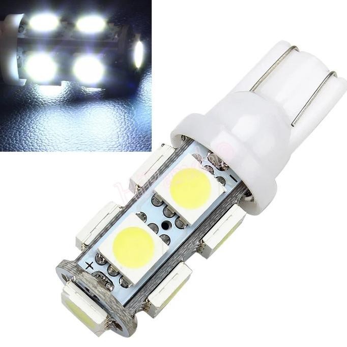 T10 LED SENJA 9 MATA W5W PUTIH WHITE