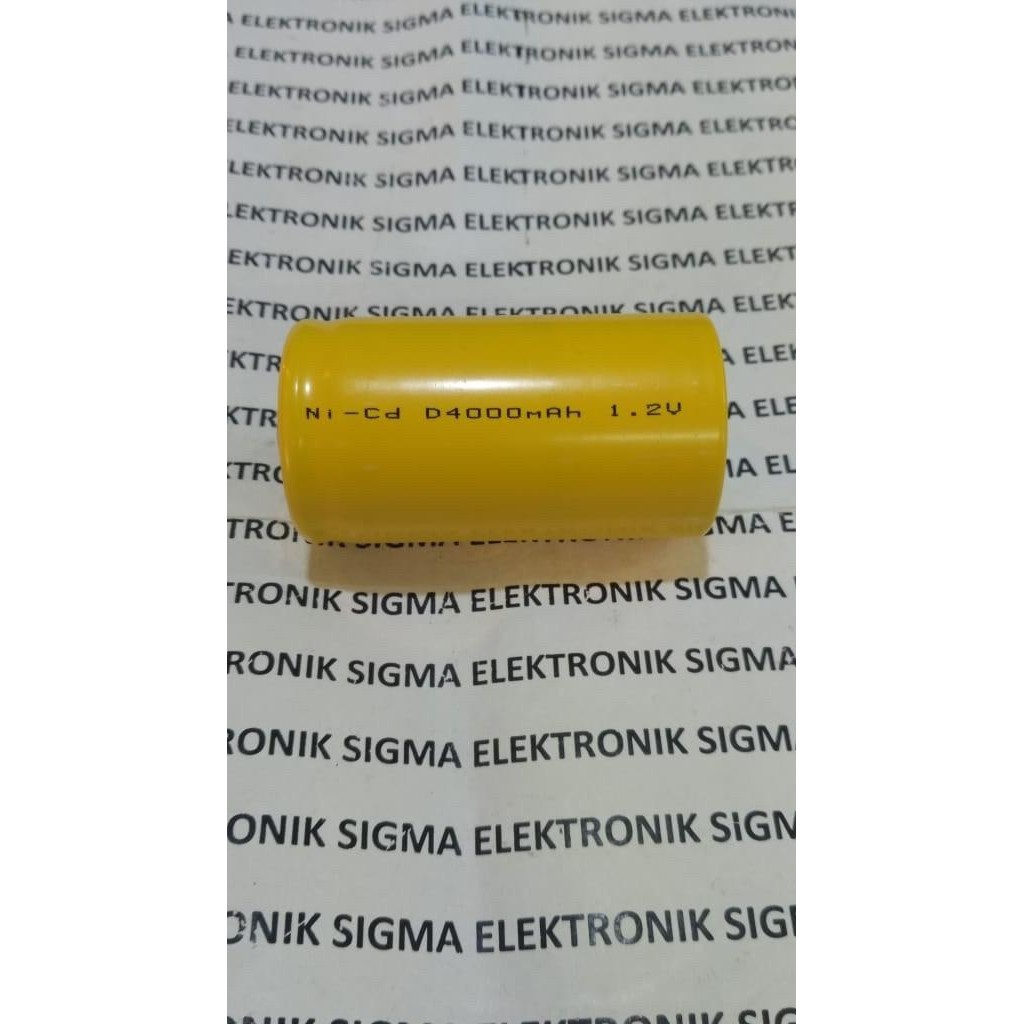 TERBARU - BATERAI / BATERAY / BATTERY RECHARGE D 1,2V 4000MAh