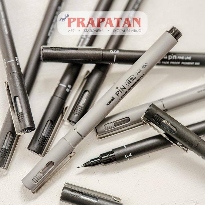 

Uni Pin Drawing Pen Fine Line Boxy 0.1-0.8 / Pulpen Gambar