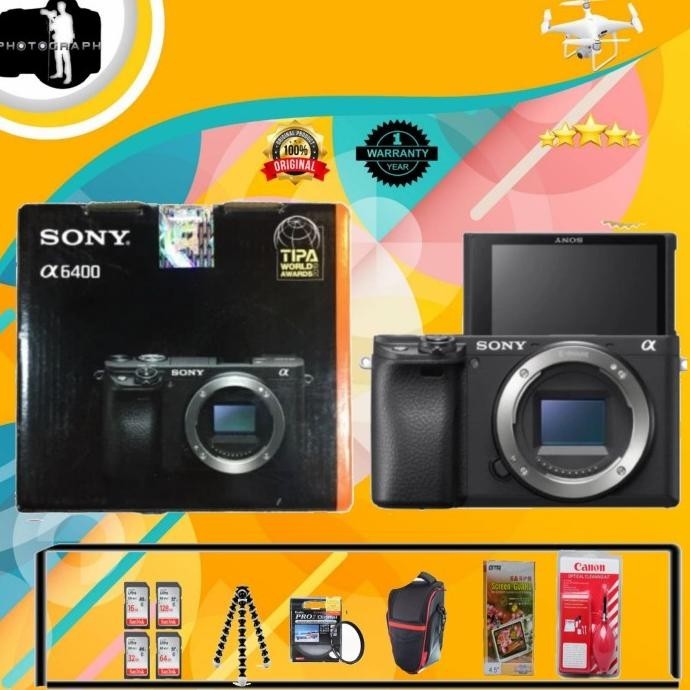 SONY A6400 BO / SONY A6400 KIT / SONY A6400 GARANSI DISTRIBUTOR