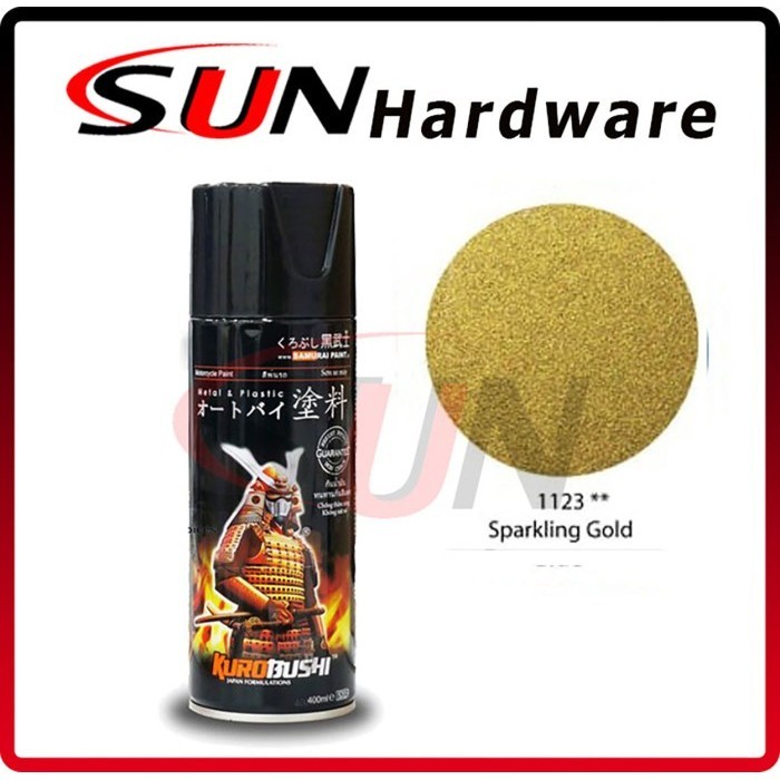 Pilox Samurai 400 Ml Sparkling Gold 1123 Pilox Pylox Emas Metallik