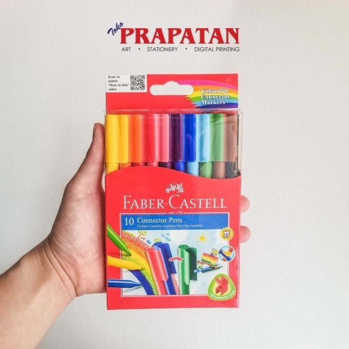 

Faber Castell 10 Connector Pen / Colourful Connector Markers