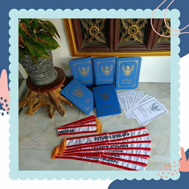 

promoo baru 1 set map upacara + selempang