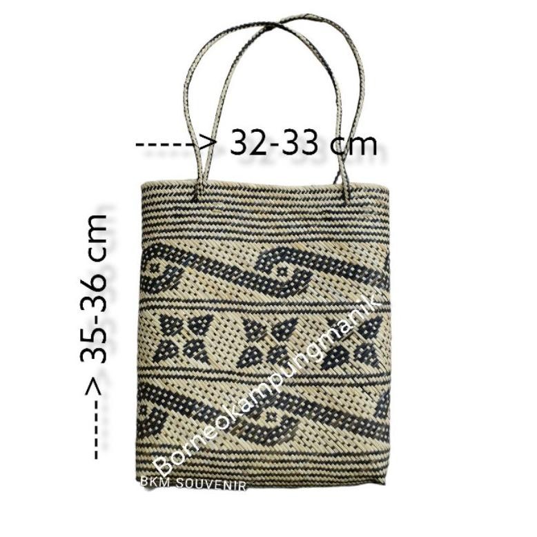 

BARUU TAS MAP ROTAN MOTIF - TAS ROTAN ETNIK KALIMANTAN