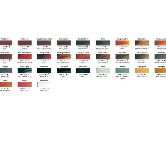 

Rembrandt Oil Color 40ml / Cat Minyak PART 4 Code 615-817