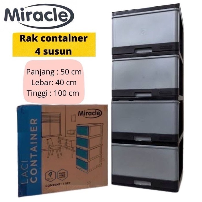 ] Rak Container Miracle 4 Susun