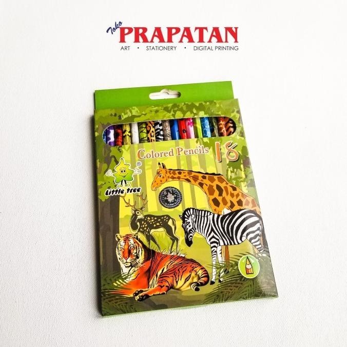 

Pensil Warna Little Tree Wildlife Series 18 Warna