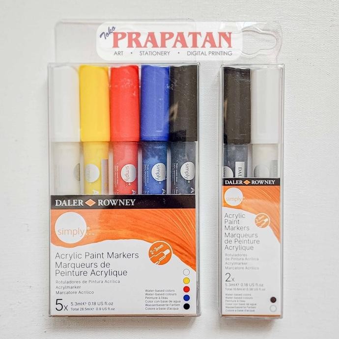

Daler Rowney Simply Acrylic Marker Set | Spidol Akrilik