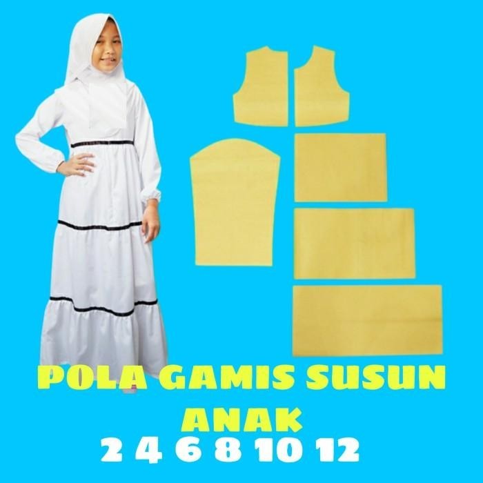 Pola Gamis Anak Susun