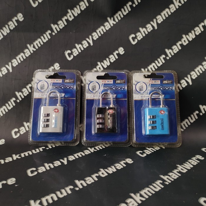 GEMBOK PIN /GEMBOK KOPER / GEMBOK PASSWORD DEKKSON TSA-3533 SQ