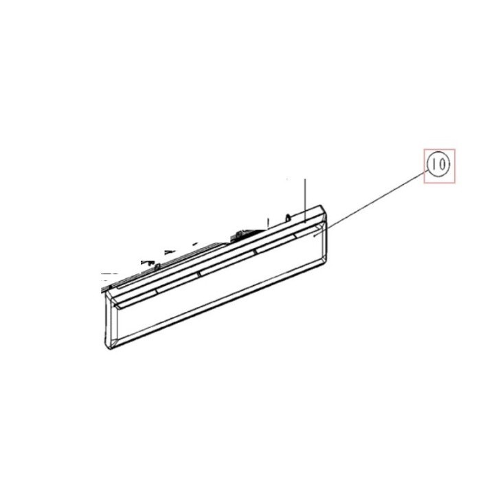 +++++] CASING INDOOR AC DAIKIN MALAYSIA 4013179 ORIGINAL FTV50BXV14