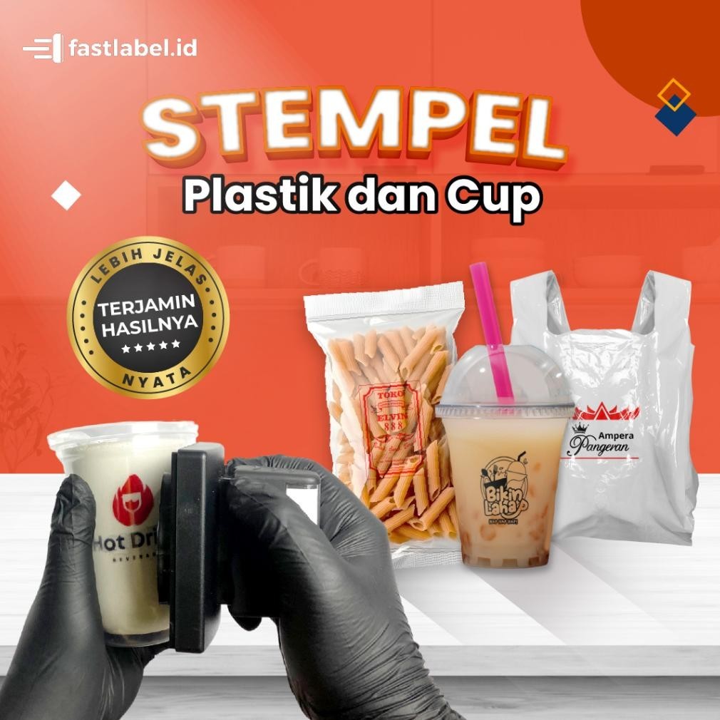 

Ptc-Shop Fastlabel Stempel Plastik Stempel Cup Stempel Permanen | Sablon Plastik Sablon Cup Gelas Sablon Satuan