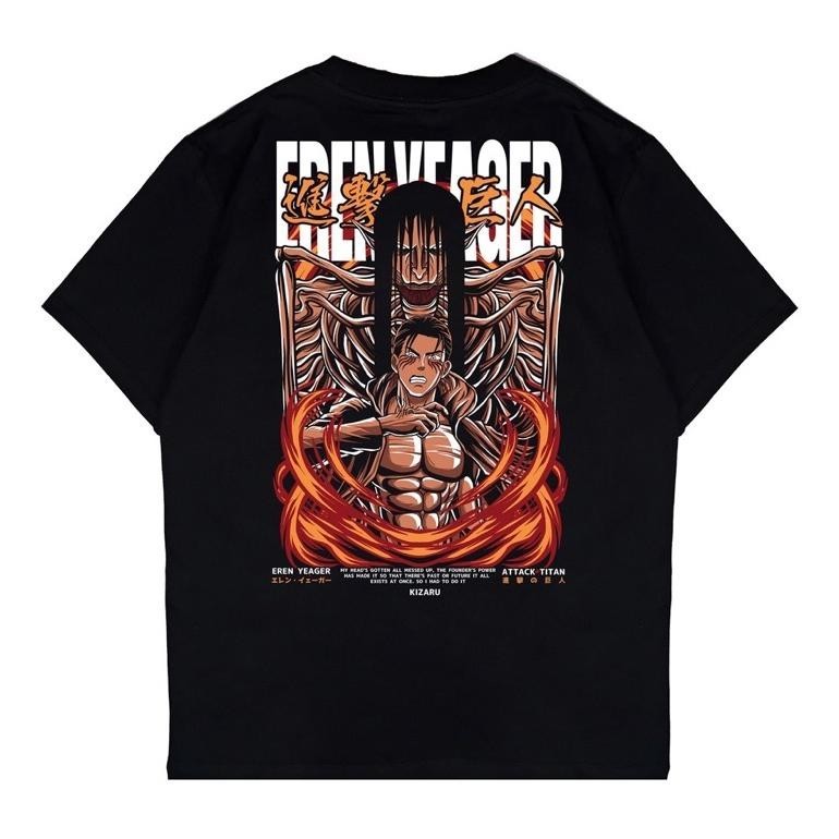 Promo Baju Kaos Anime Attack On Titan Uniqlo Eren Rumbling
