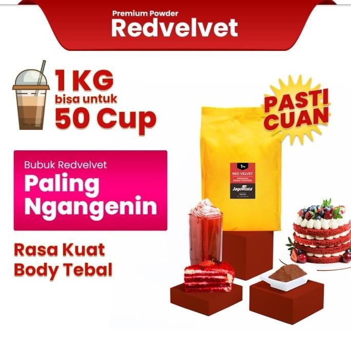 

Premium Gold Red Velvet Powder (Bubuk Minuman/Powder Drink) Tasya Shopstore