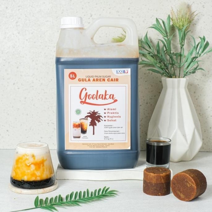 

Gula Aren Cair 5Lt / Brown Sugar Syrup / Palm Sugar / Goolaka / Ready April Staroutlet