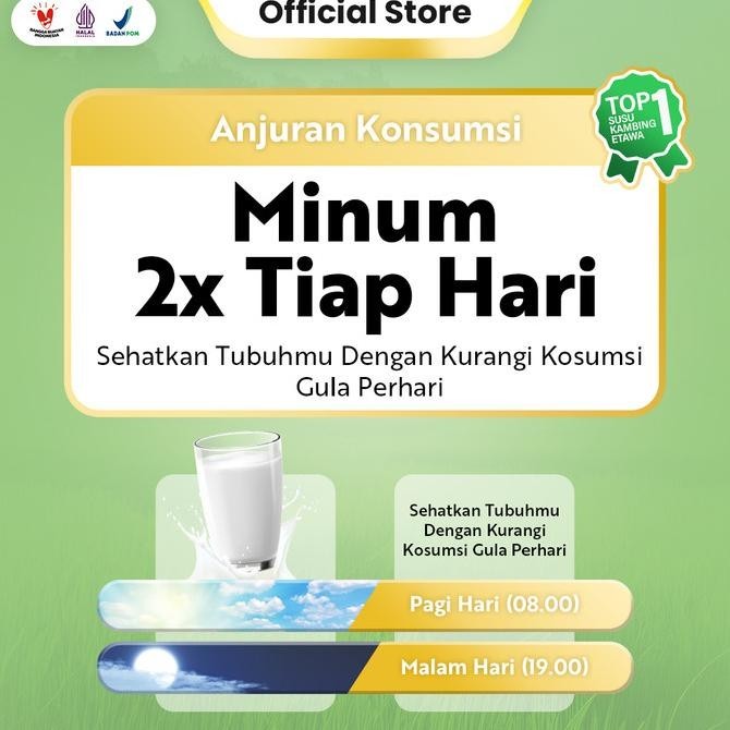 

Goat Me Non Sugar Susu Kambing Etawa Bubuk Tanpa Gula 1000 Gram 1 Kg April Staroutlet