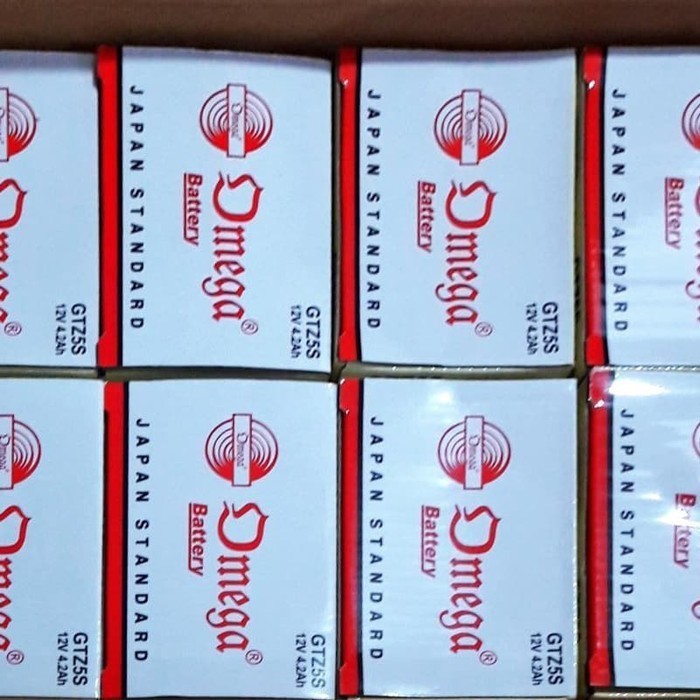 Aki Kering Motor Honda Beat, Vario Gtz5S Omega Garansi 1 Bulan