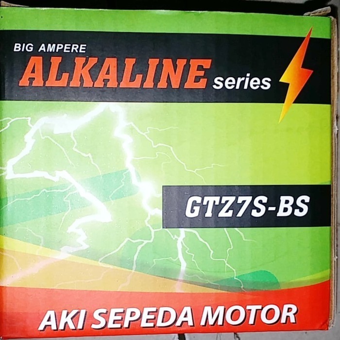 Aki Motor Alkaline Gtz7S-Bs