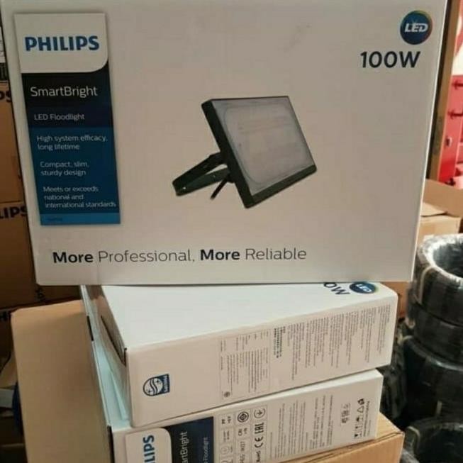 TERMURAH - Philips BVP174 Lampu Sorot LED 100W Flood Light 100 Watt BVP 174