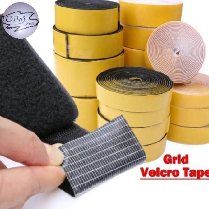 

Velcro Grid Tape Per Rol Perekat Serbaguna Pambud.Outlts