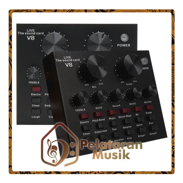 

Soundd USB Eksternal V8 Hitam