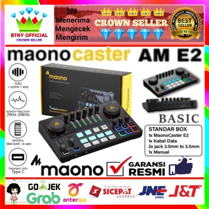 

MAONO Caster AU-AME2 Soundd Podcas/ManoCaster E2 Pod Basic