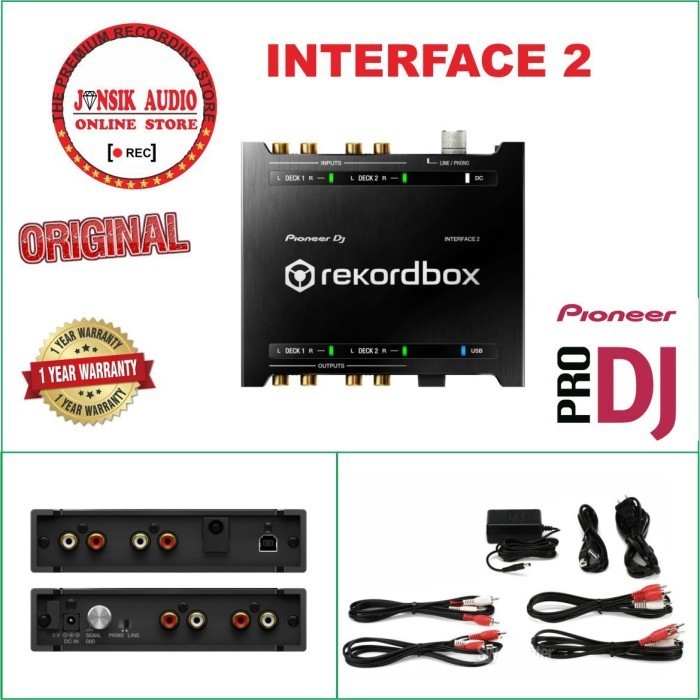 

Pioneer Dj Iinterface 2 Audio Interface for rekord