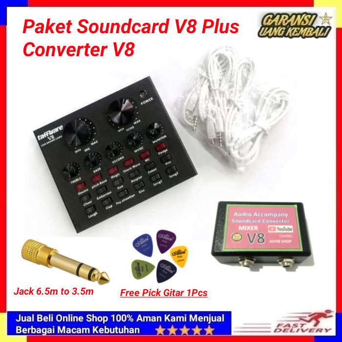 

Paket Soundd V8 Plus er Gitar V8 Agar Suara Tidak Tumpang