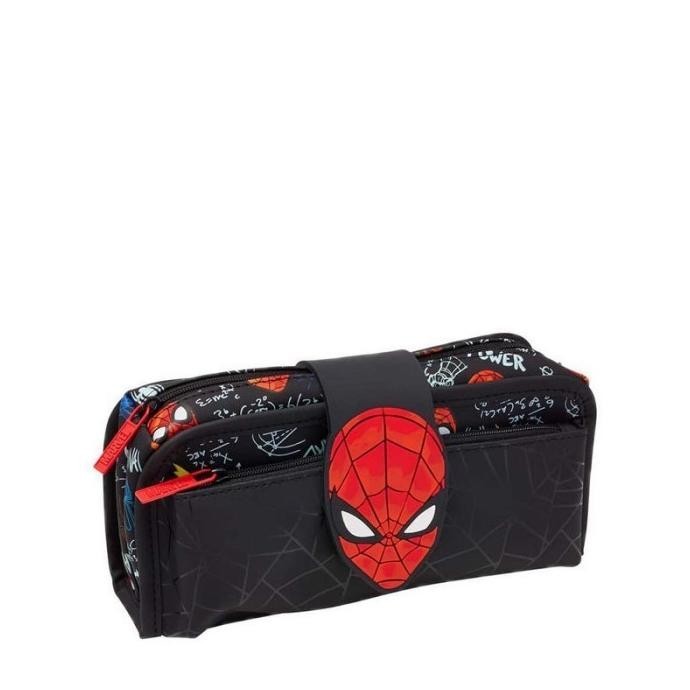 

Smiggle Spiderman Black Utility Pencil Case/Tempat Pensil Spider/Kado