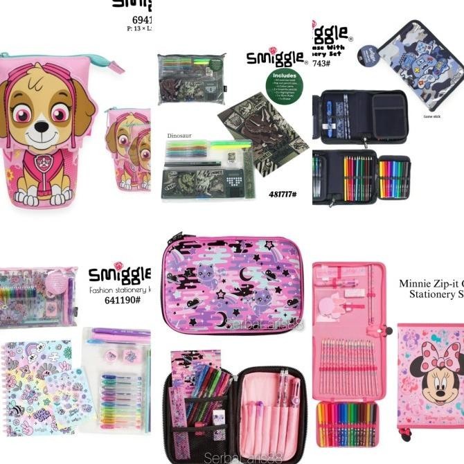 

Pencil Case Smiggle Kotak pensil tempat pensil alat tulis P83G