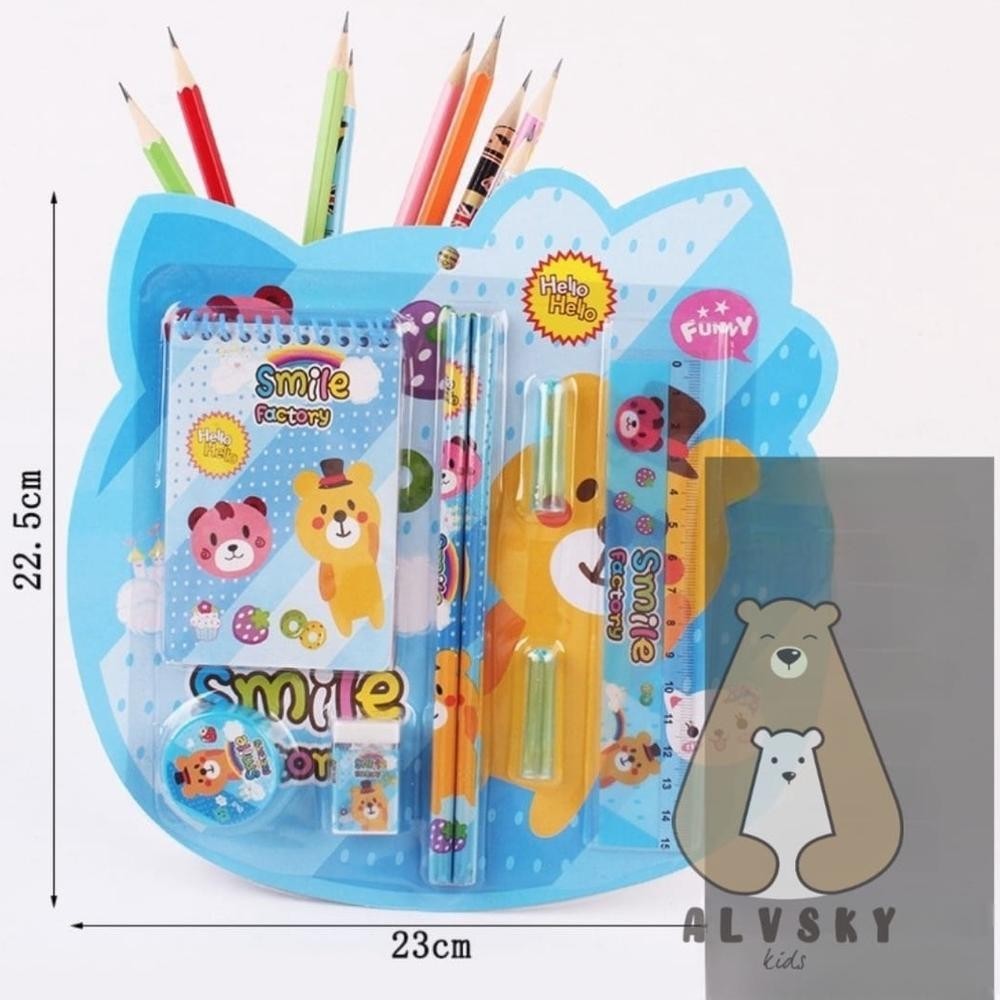 

Set Alat Tulis Sekolah 8 In 1 Karakter Lucu / Stationery Set 8 In 1 Promo