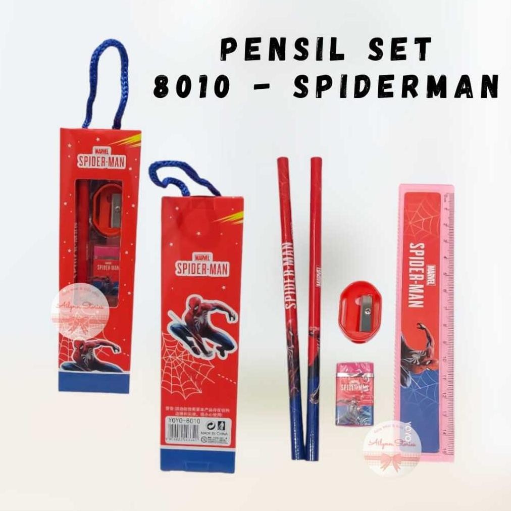 

8010 Paket Alat Tulis / Souvenir Ulang Tahun Atk Set Anak Karakter Promo