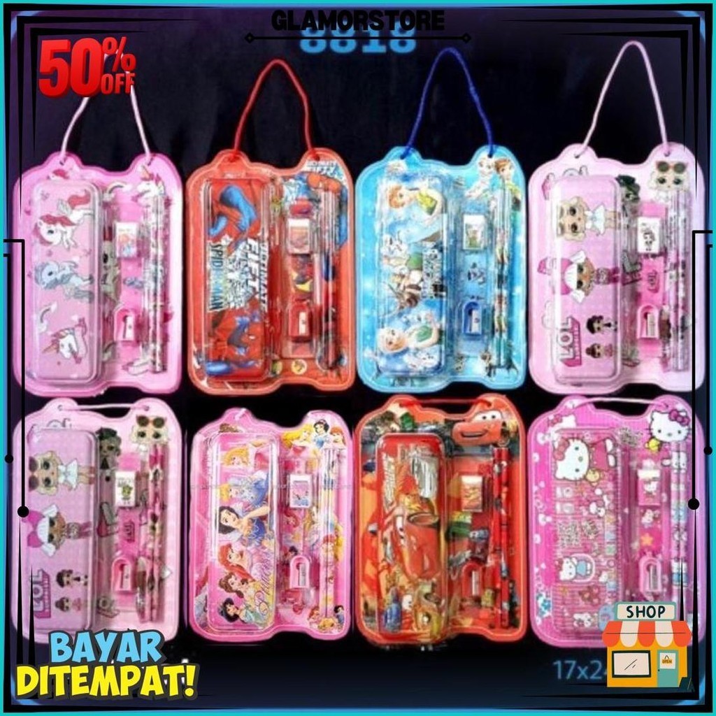 

Alat Tulis Set Lucu / Stationerry Set Fancy Karakter / Stationerry Set 6In1 8818 Sale