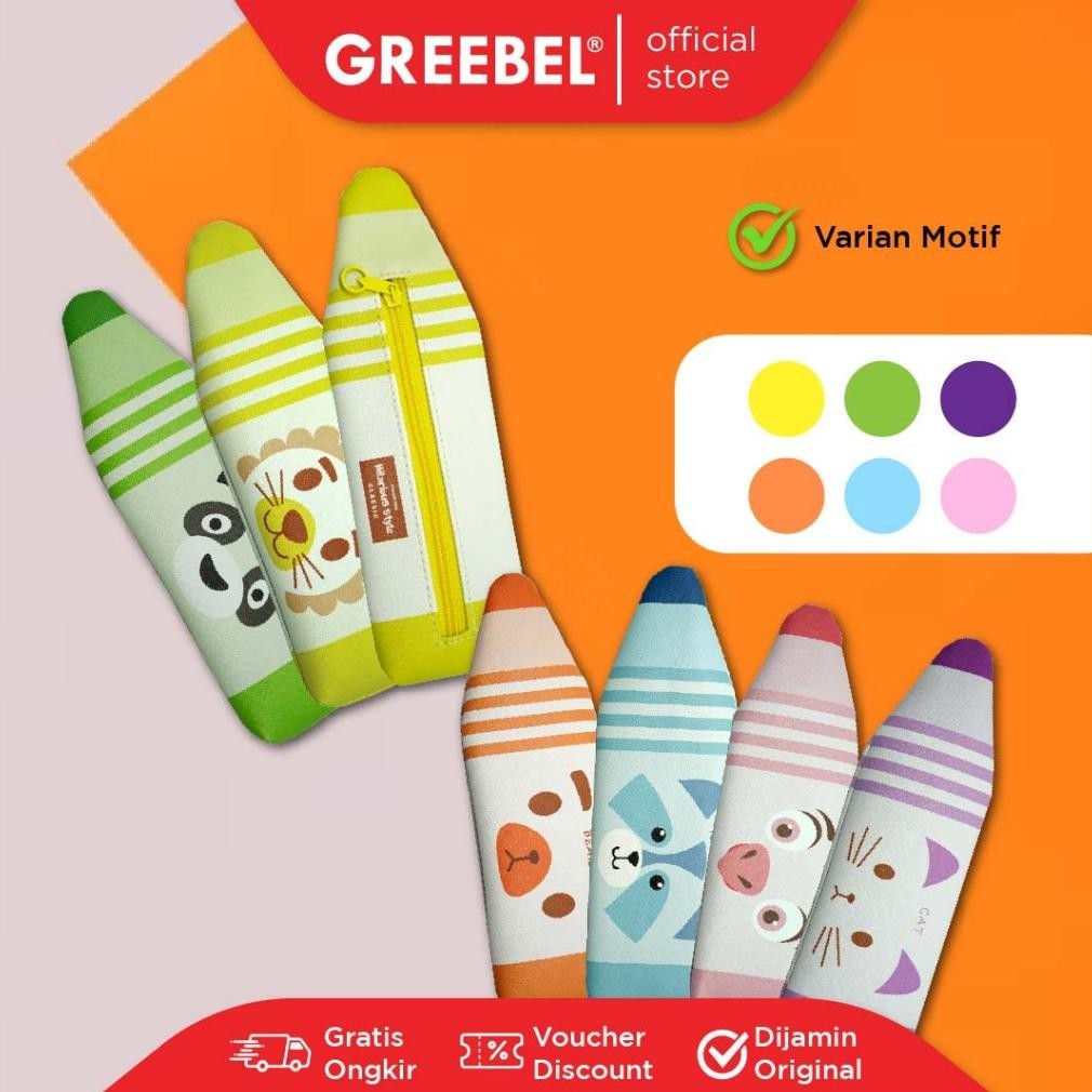 

Greebel Paket Alat Tulis X Hilarious/Stationary Stationery Set Tempat Pensil+Pensil 2 Pcs + Pulpen 2 Pcs+Tipex+Serutan+Penghapus Gratis Ongkir