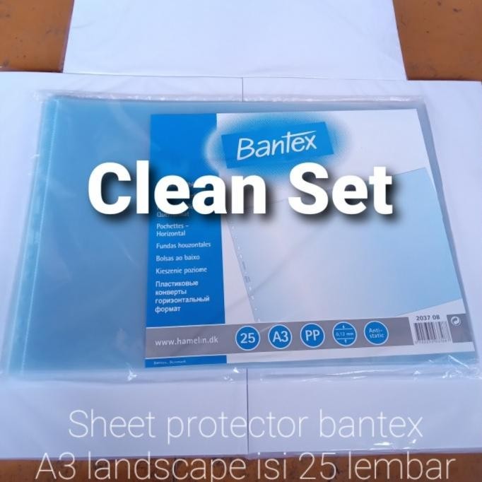 

Bantex Sheet Protector Landscape A3 Murah Premium