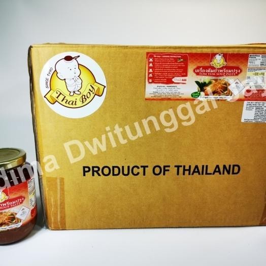 

Bumbu Sop Tom Yum Thai Boy / Saos Tom Yam 24X500 Gr - Karton