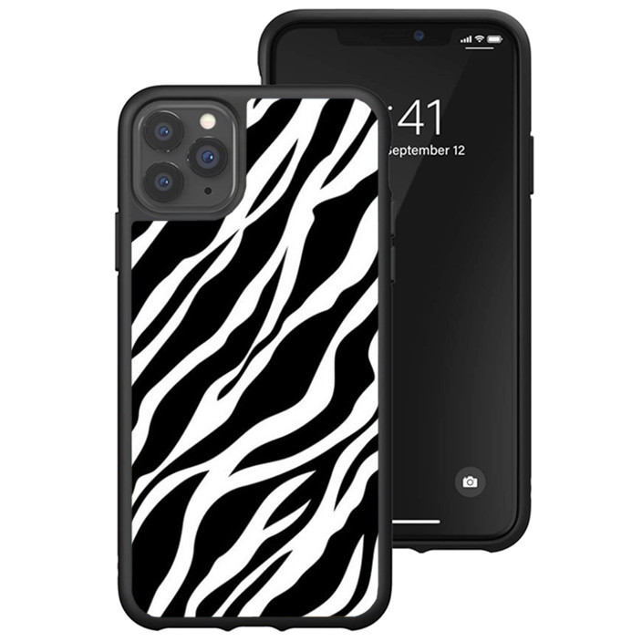 Hybrid Case iPhone 15 14 13 12 11 Pro Max Plus Mini XR Black White FORL0120