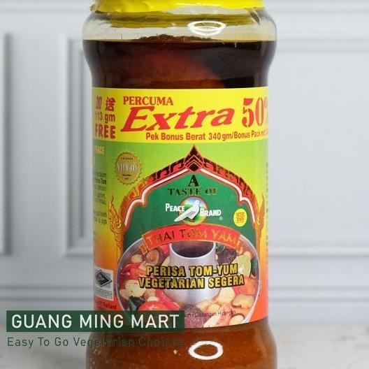 

Thai Tom Yam (Perisa Tom Yum Vegetarian) Peace Brand