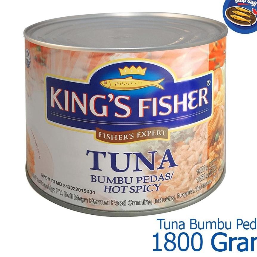 

Ktmstore King'S Fisher Tuna Hot Spicy 1800G Daging Tuna Makanan Kaleng