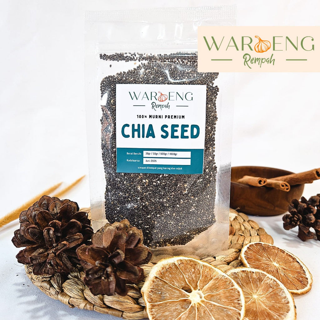 

Chia Seed /Black Chia Seed Organic / Waroeng Rempah Murah