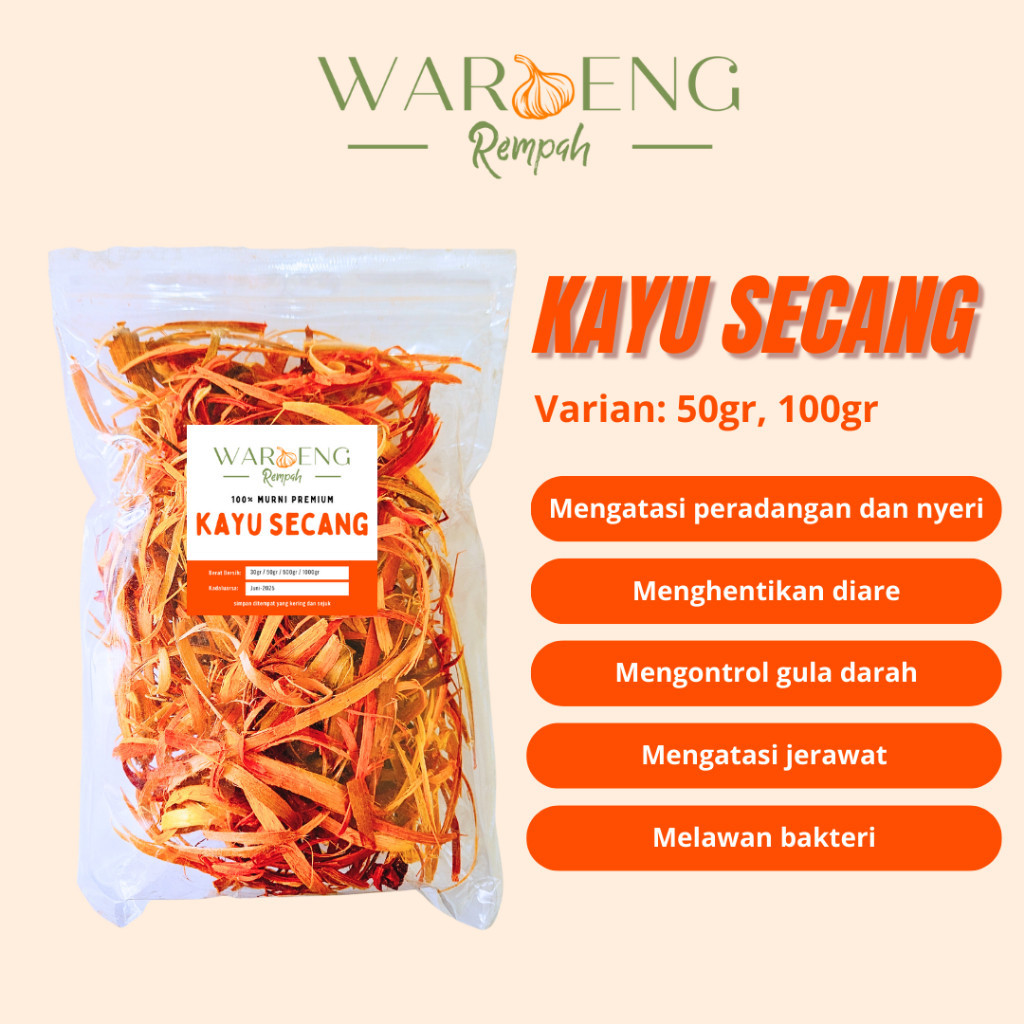 

Kayu Secang / Secang Serut / Waroeng Rempah Murah