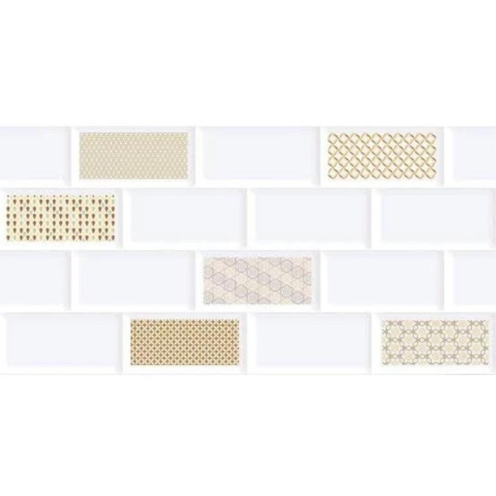 KERAMIK DINDING DAPUR / KAMAR MANDI MURAH UNO FIRENZE BEIGE 25X50 KW1