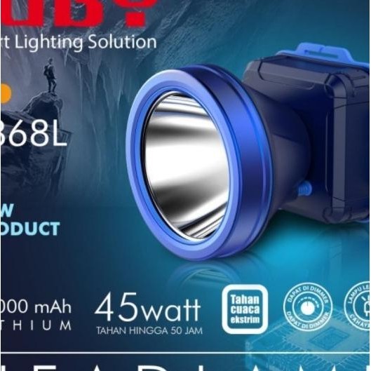 Senter Kepala Luby 45 Watt 2868 / L2868 / L-2868 (Waterproof)