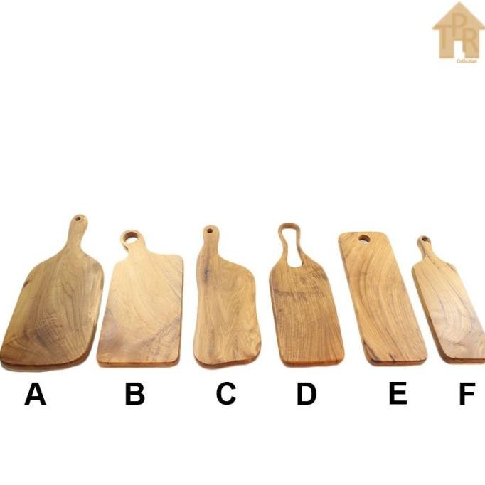 Talenan Kayu Jati Premium Grade - Rustic